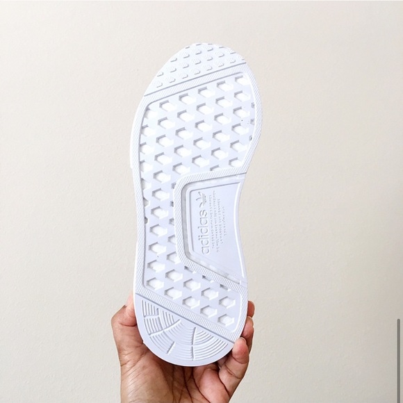 OG ADIDAS NMDS RD1 PK SNEAKERS TRIPLE WHITE JAPAN - Picture 6 of 10